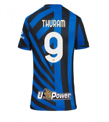 Inter Milan Marcus Thuram #9 Primera Equipación Mujer 2024-25 Manga Corta